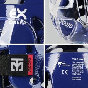 Casco Mascara Taekwondo Blanco
