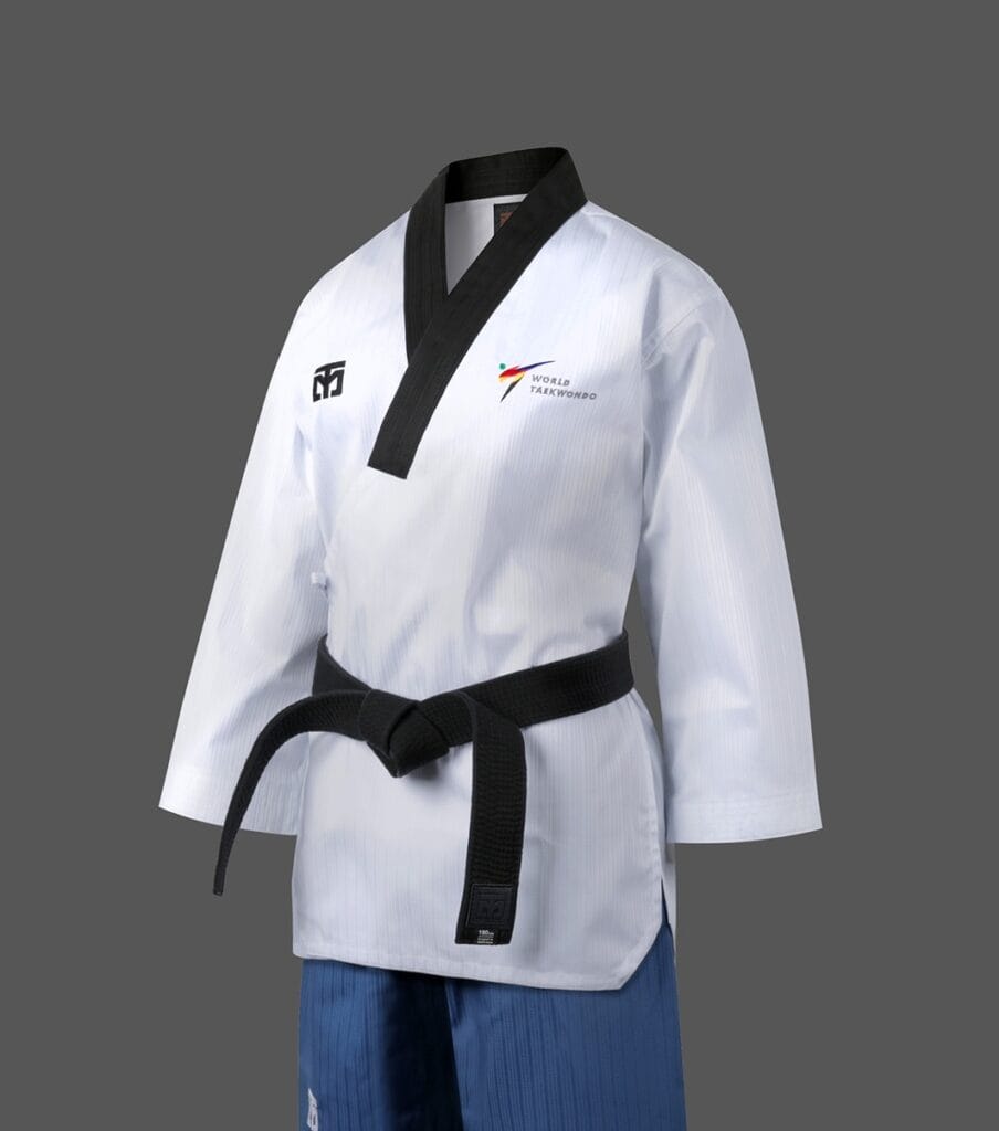 Equipamiento básico para empezar Taekwondo DOBOK POOMSAE MUJER MODELO (DAN)