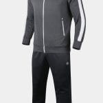 Chándal Gris Blanco, Pantalón Gris oscuro