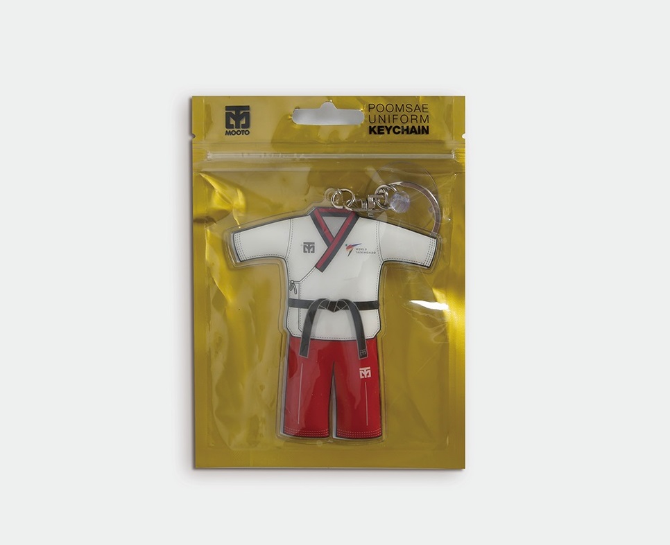 Mini Dobok Poomsae llavero