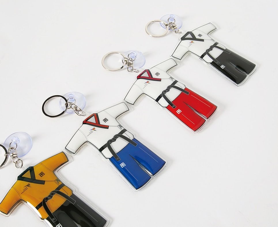 Mini Dobok Poomsae llavero