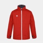 Chaqueta cortavientos color rojo