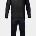 Chándal Negro, Pantalón azul