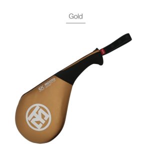 Hand Mitt Doble Extera Negro, Blanco,Dorado