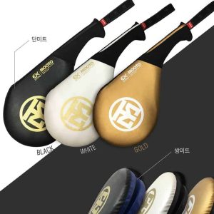 Hand Mitt Doble Extera Negro, Blanco,Dorado