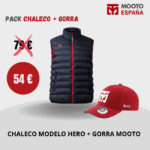 Pack Chaleco Azul Hero + Gorra