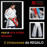 Pack Kata Extera/Pantalon Hakama Bordado (2 trajes + 2 cinturones )