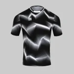 camiseta prims negra blanca