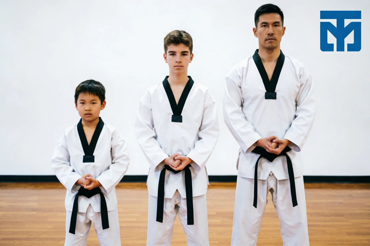 Tabla oficial de tallas de dobok Mooto por altura, peso y edad — Mooto España distribuidor oficial