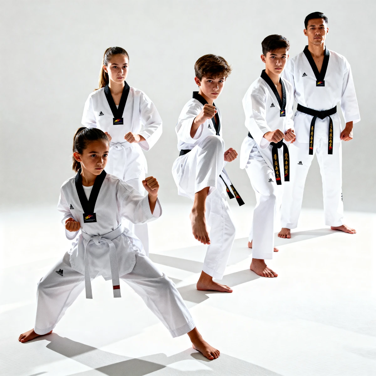 Stock de doboks de taekwondo Mooto en almacén de Mooto España Madrid — distribuidor oficial