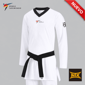 NUEVO Dobok MTX Pro Kyorugui Cuello Negro