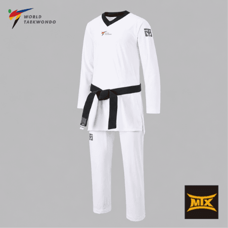 Dobok MTX Pro Kyorugui Mooto Cuello Negro Dobok MTX Pro Kyorugui Mooto Cuello Negro